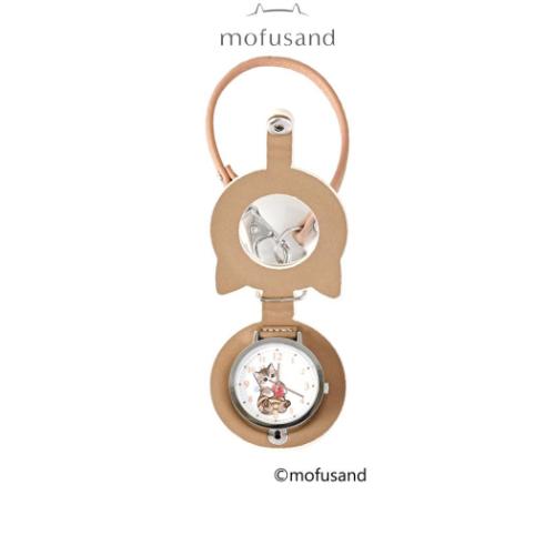モフサンド グッズ 懐中時計 mofusand キャラクター ストラップルーペウォッチ