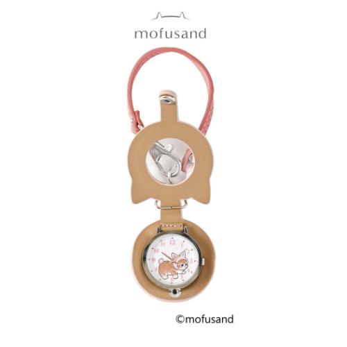 モフサンド ストラップルーペウォッチ 懐中時計 PI mofusand