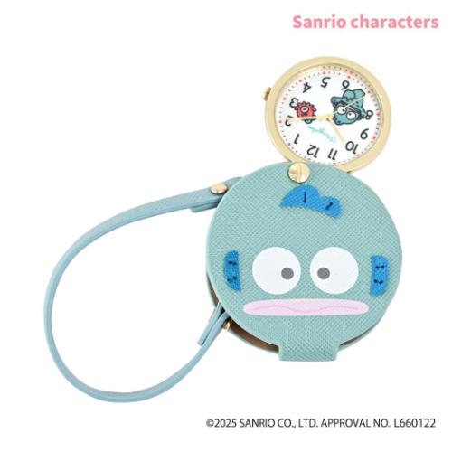 ハンギョドン フェイスダイカットウォッチS キーホルダー時計 MI サンリオ キャラクター