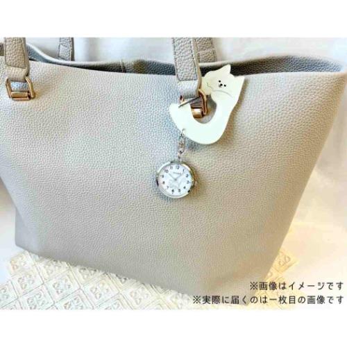 キーホルダー時計 ぽてにゃ キーチェーンウォッチ ねこ WBR 女性 かわいい