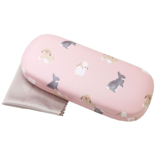眼鏡ケース モルレ クロス付きメガネケース ピンク アニマル フレンズヒル プレゼント 男の子 女の子 ギフト バレンタイン 爆買