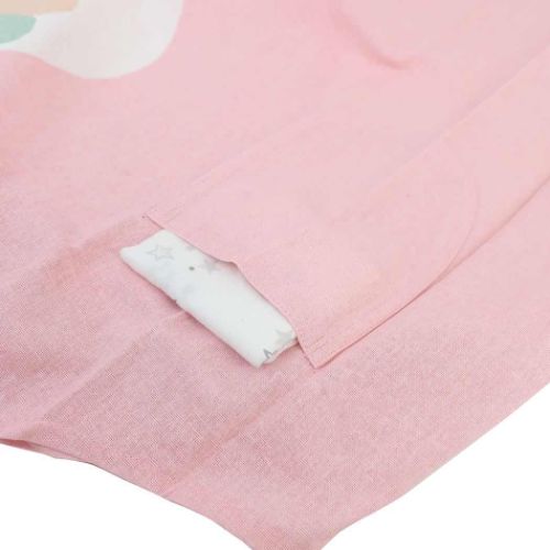 エプロンセット キッズエプロン＆三角巾 M ハローユニコーン ピンク フレンズヒル