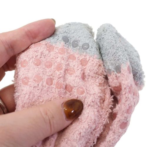靴下レディース ルームソックス モコニャン ピンク ウォーマー雑貨 フレンズヒル 防寒用品