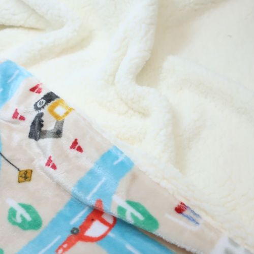 ブランケット デジプリブランケット タウンマップ フレンズヒル 防寒用品