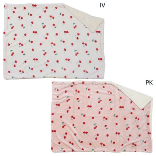 ひざ掛け ボア付ブランケット チェリーフェスタ フレンズヒル｜cinemacollection