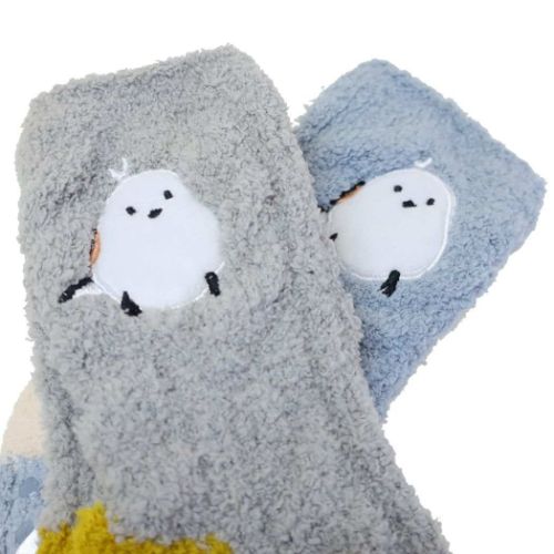 靴下レディース ルームソックス ウォーマー雑貨 アップリケシマダ フレンズヒル 防寒用品