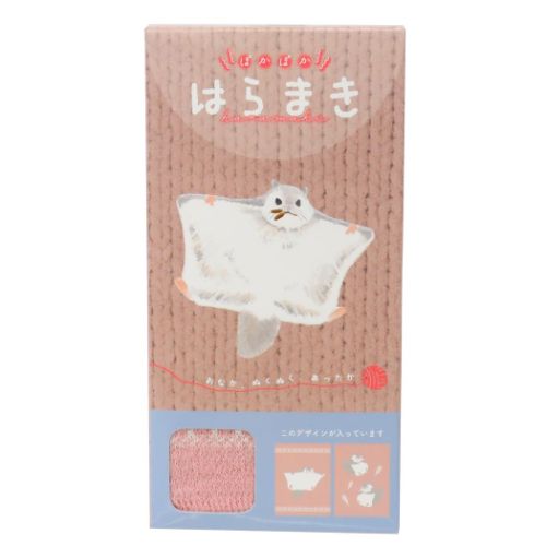 はらまき モモンガ ぽかぽか腹巻き ウォーマー雑貨 ピンク 防寒用品 寒さ対策