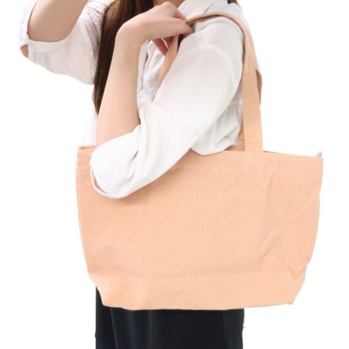 トートバッグ ファスナー付A4トート カメオターチャン ピンク フレンズヒル