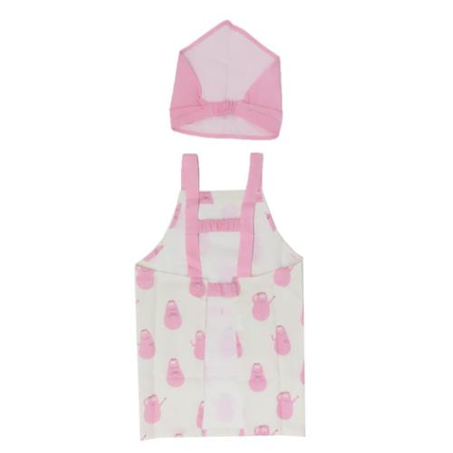 エプロンセット キッズエプロン＆三角巾 Mサイズ BARBAPAPA バーバパパ フレンズヒル FRIENDSHILL 子供 子ども 親子お料理 キッチン用品 キャラクター