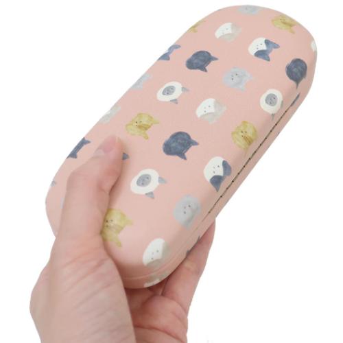 クロス付きメガネケース 眼鏡ケース ニャンズ フレンズヒル FRIENDSHILL ハードタイプ プレゼント