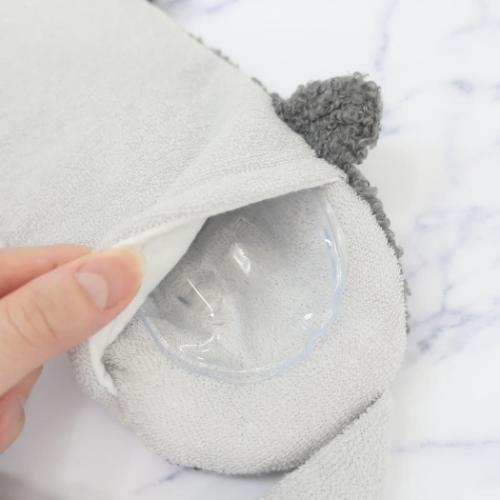 リラックス用品 ウニ クールアイピロー グレイ