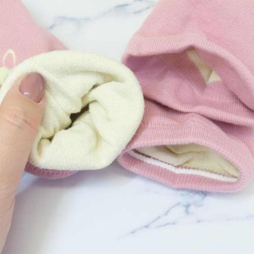 女性用靴下 ムームーキャット シルクおやすみソックス ピンク フレンズヒル プレゼント