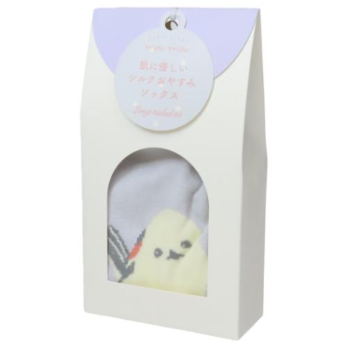 シルクおやすみソックス ムームーティット 女性用靴下 フレンズヒル グレイ グッズ