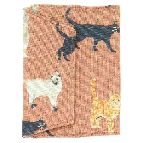 文庫本カバー ブックカバー メニーキャット オレンジ ねこ フレンズヒル