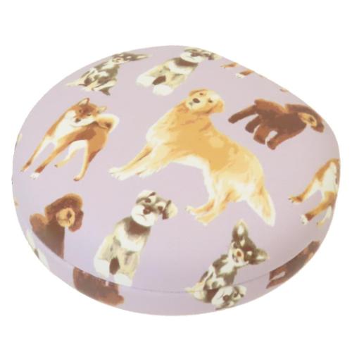 アクセサリー収納 アクセサリーケース メニードッグ グレイ いぬ フレンズヒル 小物入れ ミラー 鏡付き