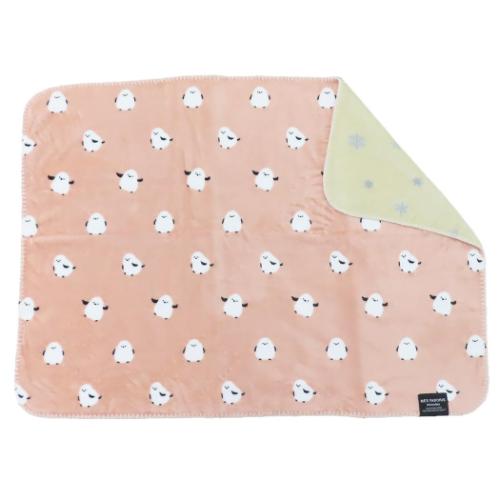 ひざ掛け毛布 リバーシブルブランケット シマスノウ ピンク フレンズヒル ウォーマー雑貨 ひざかけ 寒さ対策