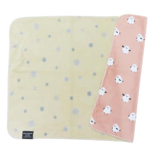 ひざ掛け毛布 リバーシブルブランケット シマスノウ ピンク フレンズヒル ウォーマー雑貨 ひざかけ 寒さ対策