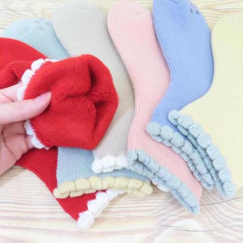 女性用防寒靴下 ホカロン 裏起毛ソックス ピコットホカロン フレンズヒル