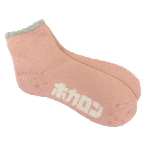 女性用防寒靴下 ホカロン 裏起毛ソックス ピコットホカロン フレンズヒル