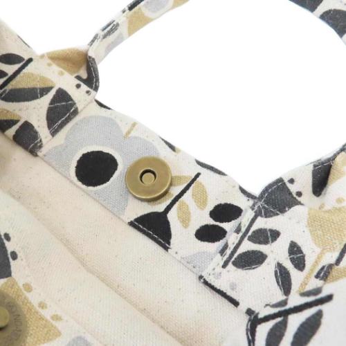 スクエアミニトート ミニトート ブラック ノースクッカ フレンズヒル お弁当バッグ ランチバッグ かわいい