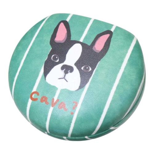 アクセサリー収納 ouaf ouaf＆miaou marche アクセサリーケース フレブルストライプ グリーン いぬ フレンズヒル