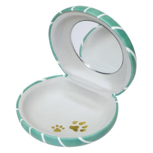 アクセサリー収納 ouaf ouaf＆miaou marche アクセサリーケース フレブルストライプ グリーン いぬ フレンズヒル