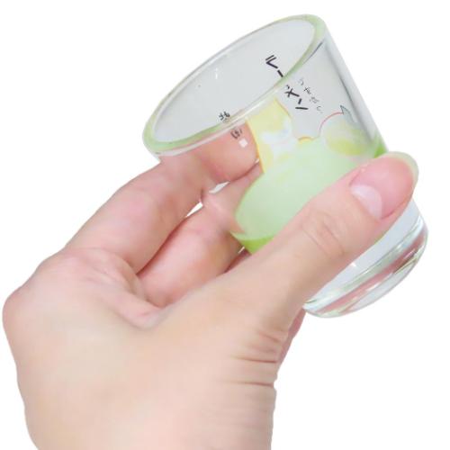 柴田さんの住む東京わさび町 グッズ ミニグラス いぬ キャラクター クリアショットグラス ラーメンですか