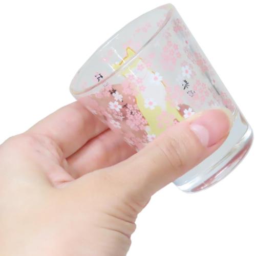 柴田さんの住む東京わさび町 グッズ ミニグラス キャラクター クリアショットグラス さくらだしばた いぬ