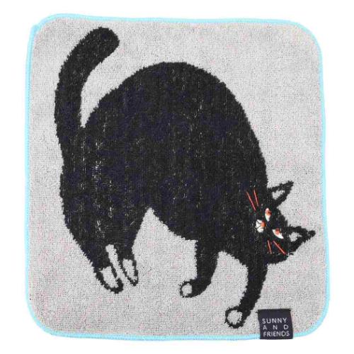 ミニタオル タオルハンカチ ラウンドミュー フレンズヒル ねこ