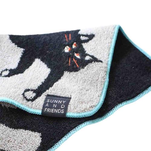 ミニタオル タオルハンカチ ラウンドミュー フレンズヒル ねこ