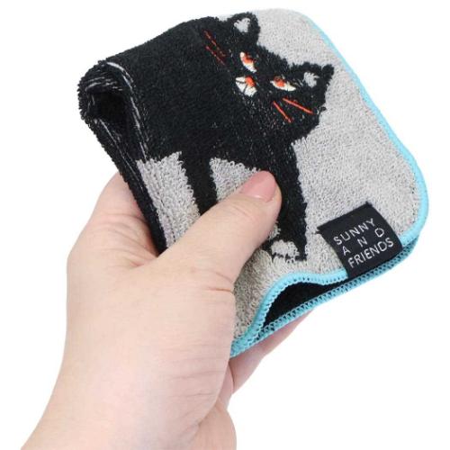 ミニタオル タオルハンカチ ラウンドミュー フレンズヒル ねこ