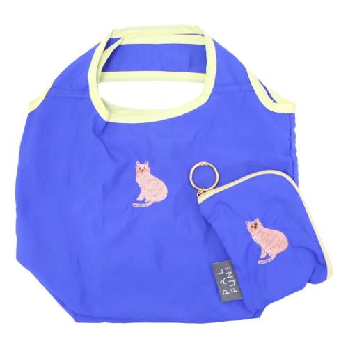 ショッピングバッグ ポーチ付ミニエコバッグ プラウドミュー ねこ