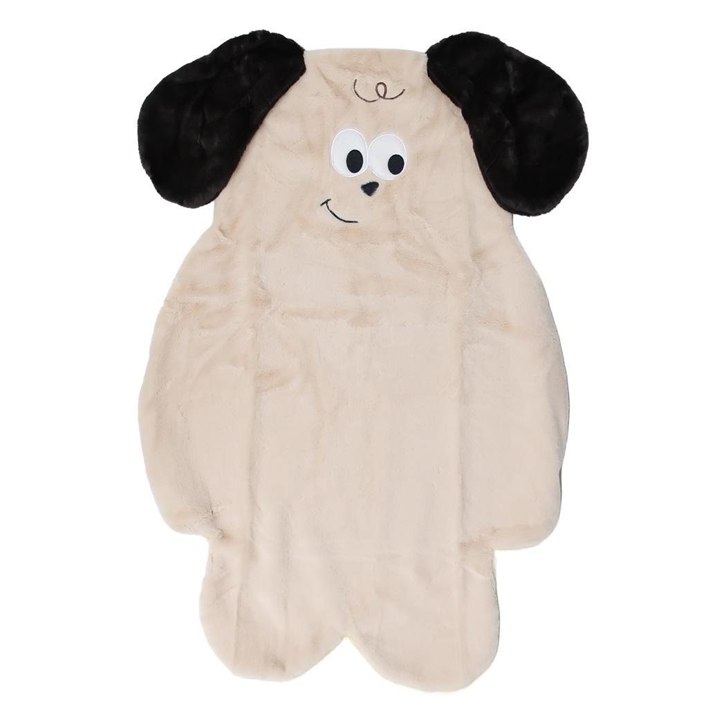 mate Fluffy Zoo ひざ掛け毛布 ダイカットブランケット ラスカール