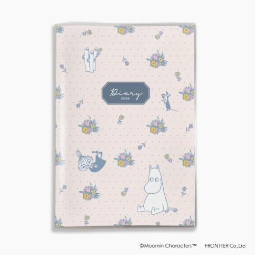 A5マンスリー手帳 2026年月間ダイアリー3月始まり Flower ムーミン