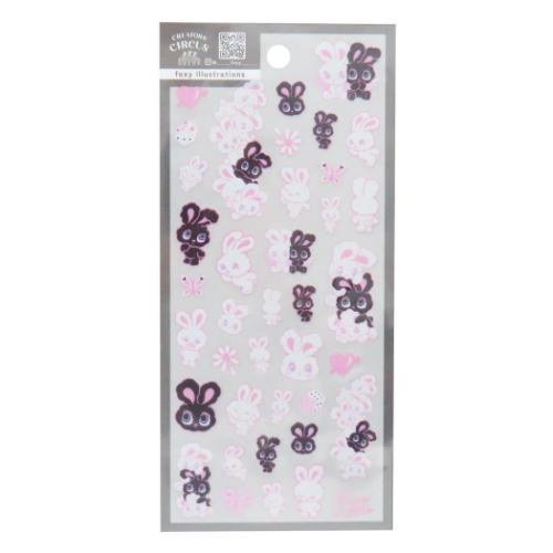 シールシート foxy illustrations 透明シール クリエイターズサーカス