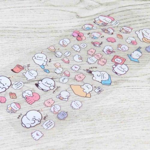 シールシート 透明シール ぽころチャレンジ クリエイターズサーカス フロンティア デコレーション デコシール