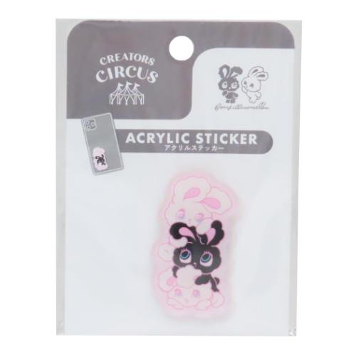 ダイカットシール foxy illustrations アクリルステッカー クリエイターズサーカス フロンティア