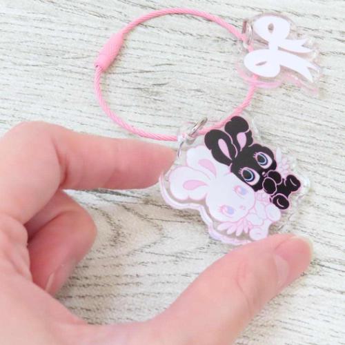 キーホルダー foxy illustrations アクリルキーリング クリエイターズ