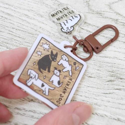 キーホルダー 小犬工作室 アクリルキーリング クリエイターズサーカス