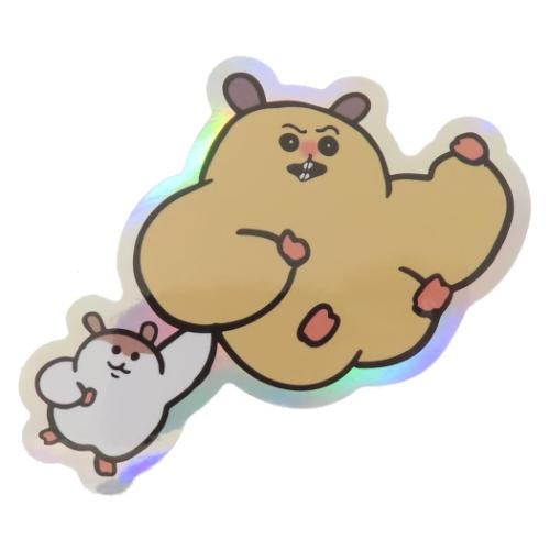 ステッカー yukke CREATORS CIRCUS クリエイターズサーカス ムキムキの