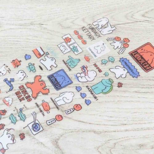 シールシート みぞぐちともや 透明シール クリエイターズサーカス