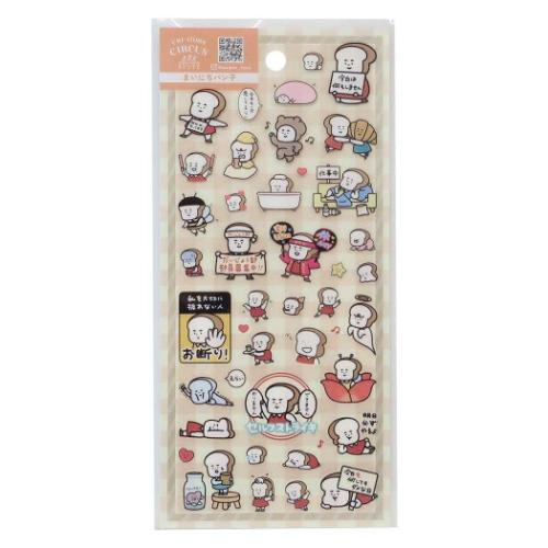 シールシート 透明シール クリエイターズサーカス まいにちパン子 フロンティア デコレーション デコシール CREATORS CIRCUS