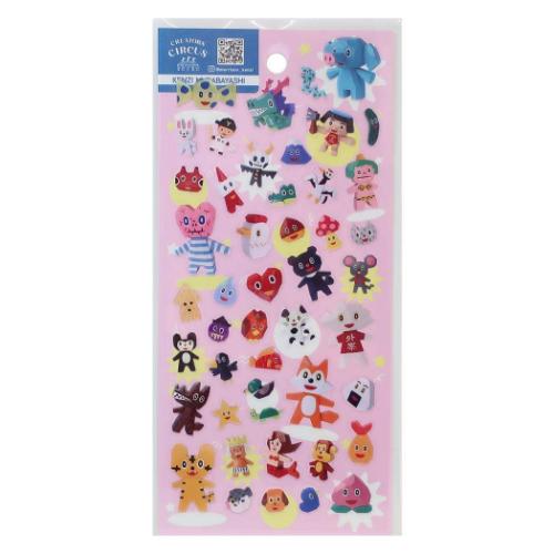 シールシート 透明シール クリエイターズサーカス KENZI MURABAYASHI フロンティア デコレーション デコシール CREATORS CIRCUS