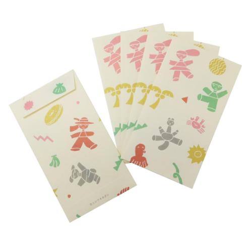 和紙ポチ袋5枚セット ニシワキタダシ ぽち袋 フロンティア わくわく グッズ