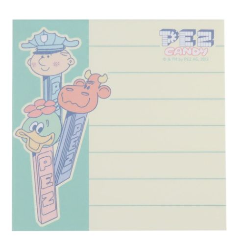 ブロックメモ PEZ メモ帳 お菓子パッケージ フロンティア PATTERN