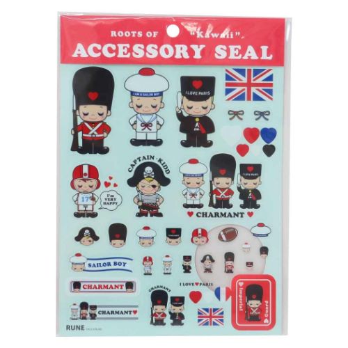 内藤ルネ グッズ シールシート キャラクター アクセサリーシール