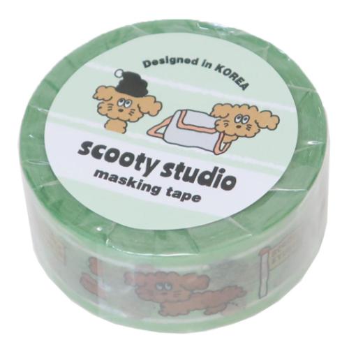 マスキングテープ 18mmマステ scooty studio Charlie various