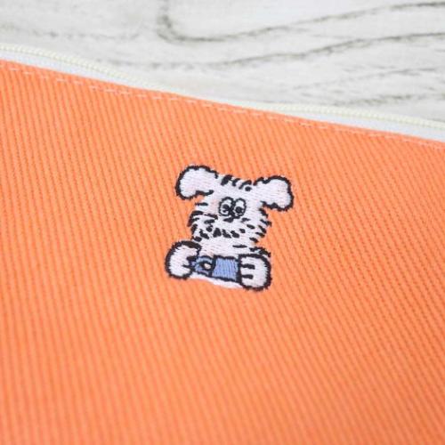 刺繍ペンポーチ scooty studio ペンケース フロンティア