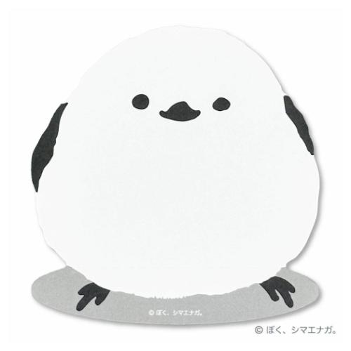 せんまるページ 付せん ぼく、シマエナガ まんまるスタンド付箋 フタバ : キャラクター