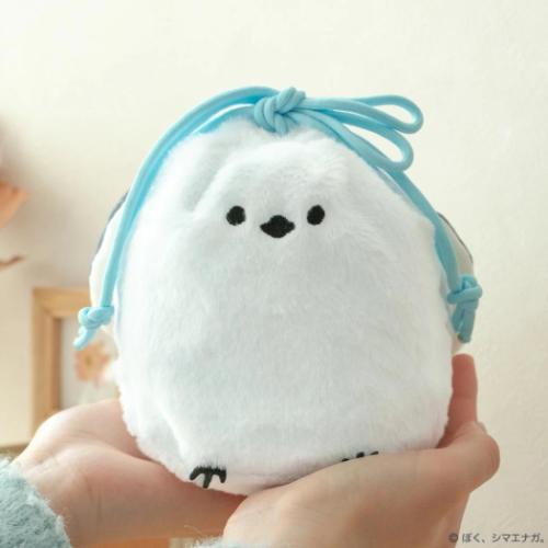 もふもふ巾着袋 ぼく、シマエナガ きんちゃく フタバ グッズ